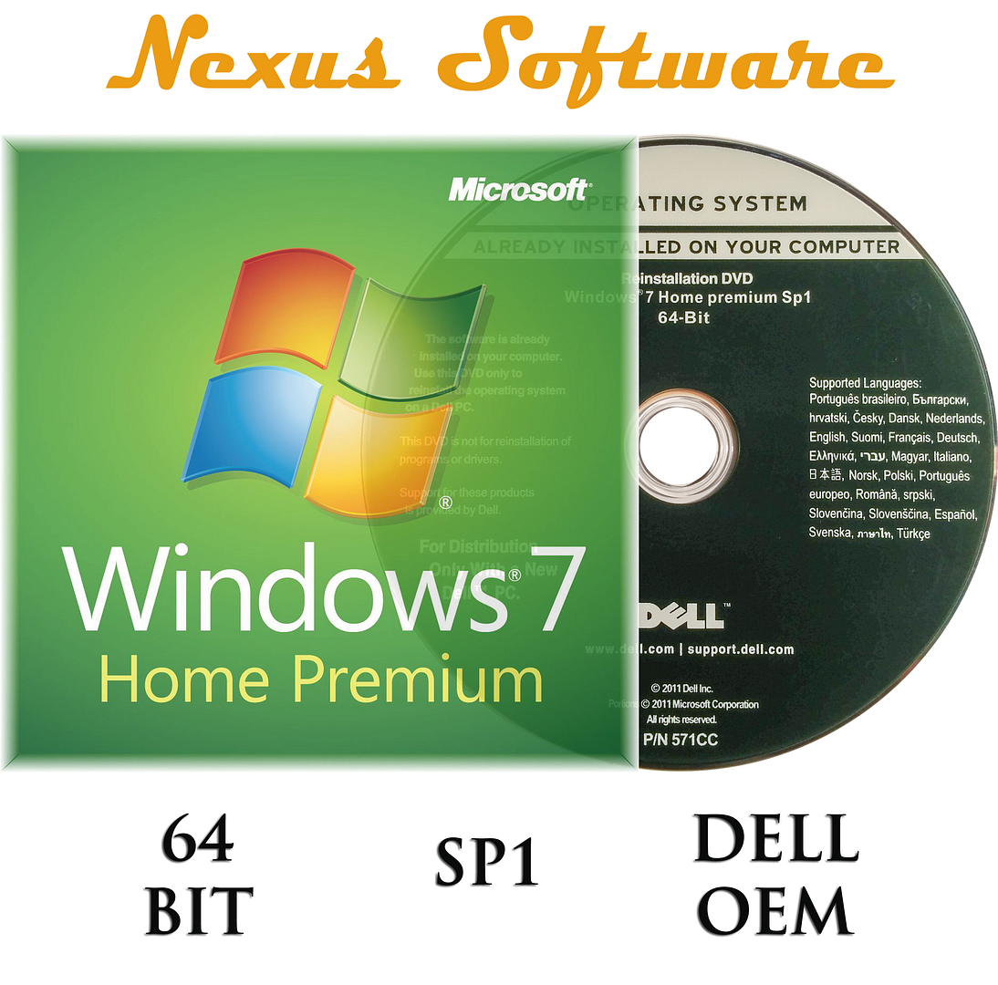 Microsoft Windows Home Premium Bit Sp Oem Full Version Dvd